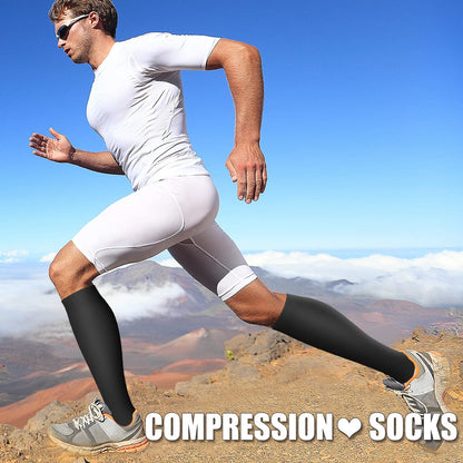 Laite Hebe 3 Pack Medical Compression Sock-Compression Sock For Women and Men Circulation -Best for Running,Nursing,Athletic Sports