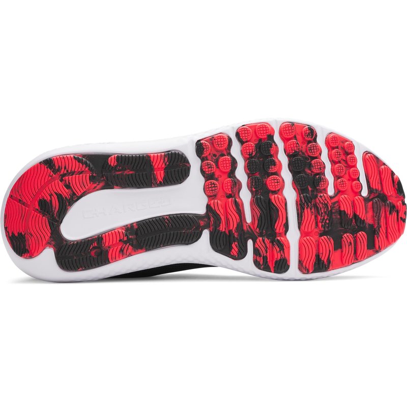 Under Armour Men's Charged Surge 4, (005) Black/Anthracite/Racer Red, 9, US