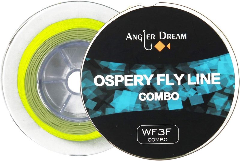 Fly Fishing Line Combo - 100FT Weight Forward with Braided Backing & Tapered Leader | Preloaded with Welded Loop