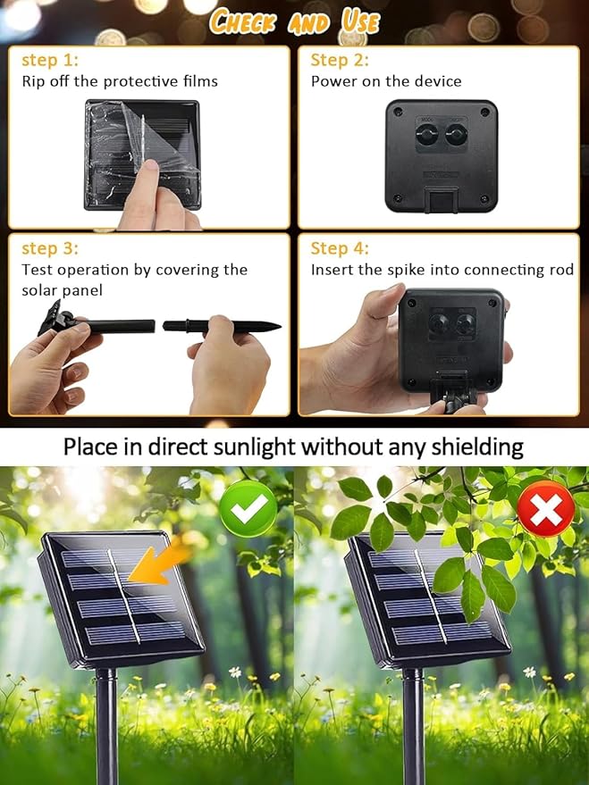 6 Pack Christmas Solar String Lights Outdoor Waterproof, 198FT 600 LED Green Wire Solar Fairy Lights with 8 Modes, Solar Twinkle Lights for Garden Tree Patio Fence Christmas Decorations (Multicolor)