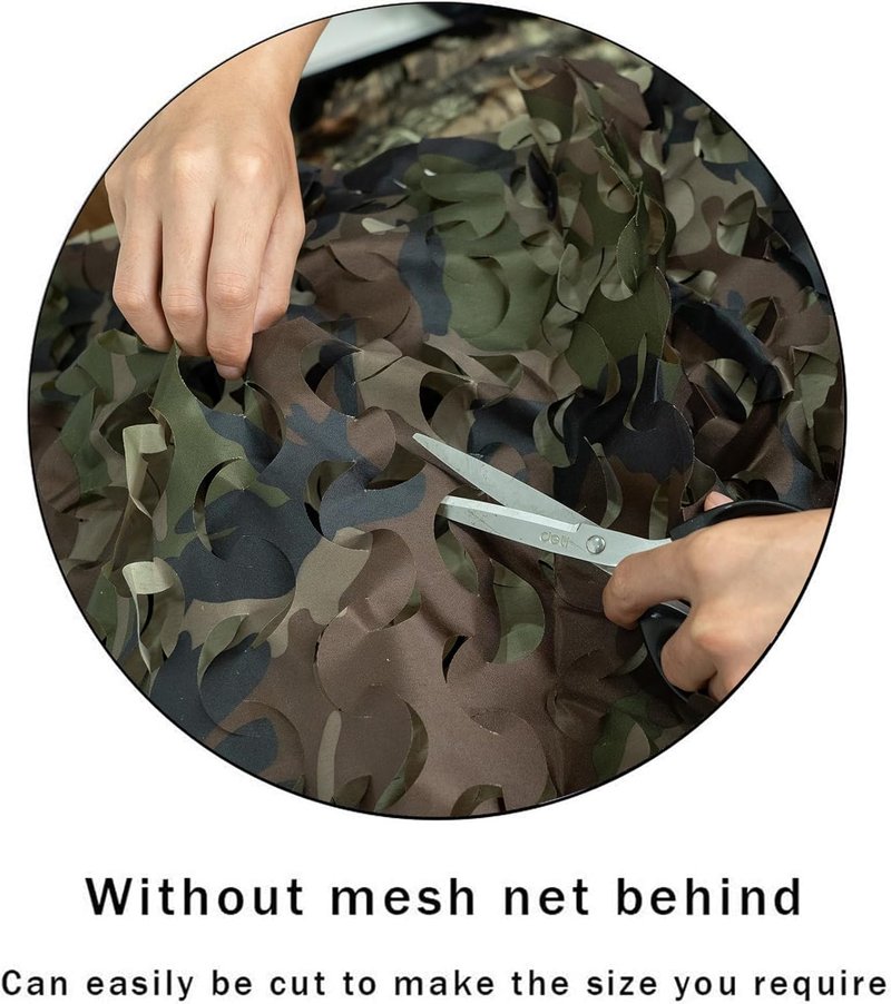 Camo Netting for Hunting | Bulk Roll Sunshade & Military Decoration