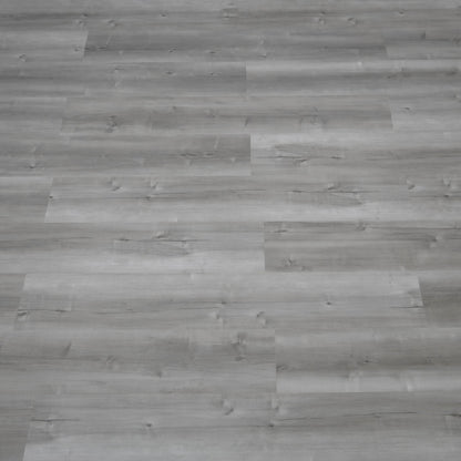 NUFLR Floor Tiles Self Adhesive Vinyl Flooring Grey Wood Effect Peel and Stick Floor Tile Vinyl Flooring Roll for Kitchen Living Room and Bathroom Planks 15X90cm 10pcs (1.35m²)