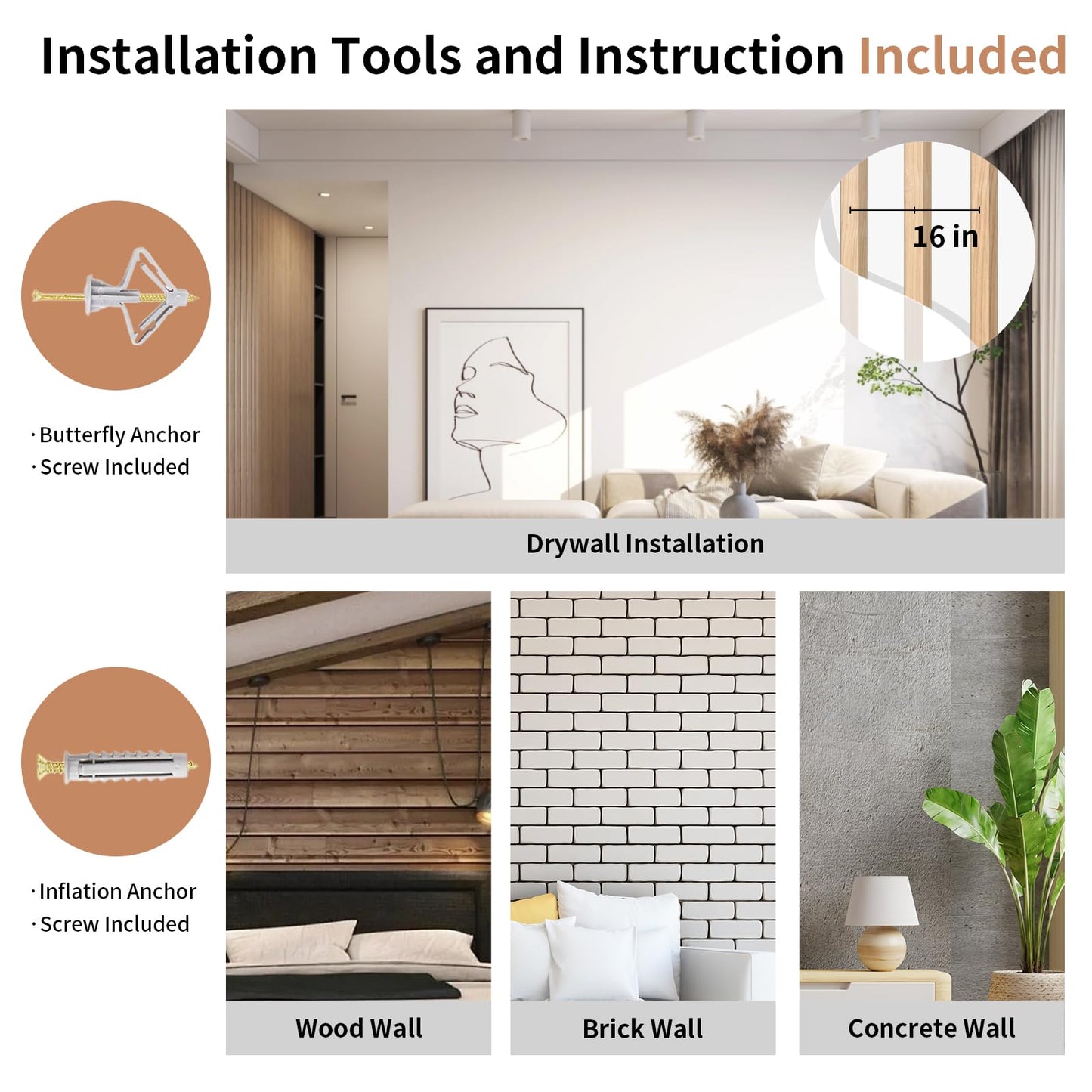 FUKUMARU Cat Activity Tree with Scratching Posts, Wall Mounted Jute Scratcher Pine Hammock