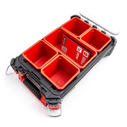 Milwaukee 0 932464083 PACKOUT Compact Organiser Case, Red
