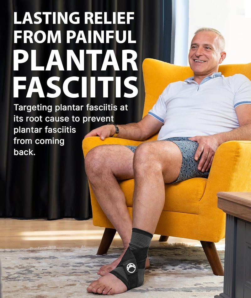 Koprez Plantar Fasciitis Sleeve - Plantar Fasciitis Relief, Plantar Fasciitis Socks, Ankle Compression Sleeve, Ankle Support for Women, Plantar Fasciitis Brace, Ankle Sleeve, Ankle Support Men