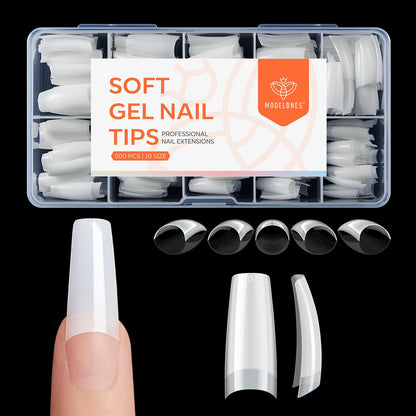 modelones 9 in One Gel Nail Glue Brush On Nail Glue 15 ml for Tips, Rhinestones, Base Coat, Blooming Art Gel Kit for Press on Nails Acrylic Tips U V Lamp Needed 2Pcs