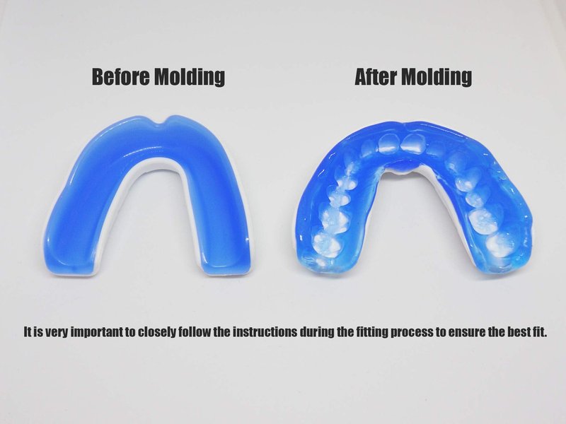 COOLLO SPORTS Boil and Bite Mouth Guard (Youth & Adult) Custom Fit Sport Mouthpiece for Football, Hockey, Rugby, Lacrosse,Boxing,MMA(Free Case Included)