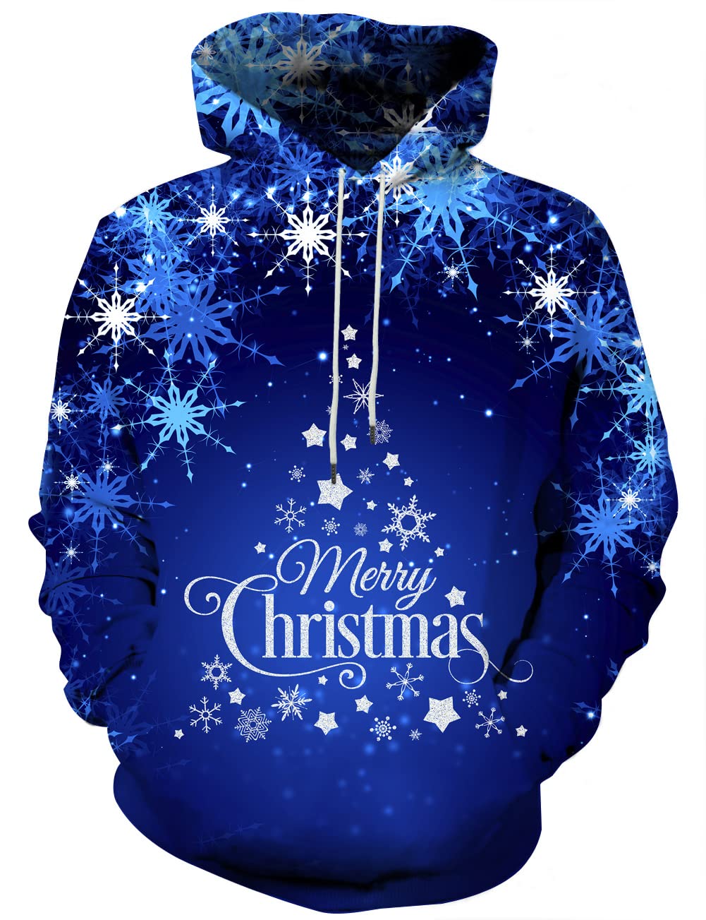 Hgvoetty Men Christmas Hoodies 3D Ugly Christmas Sweatshirts Graphic Hooded Swatshirts for Christmas Party L