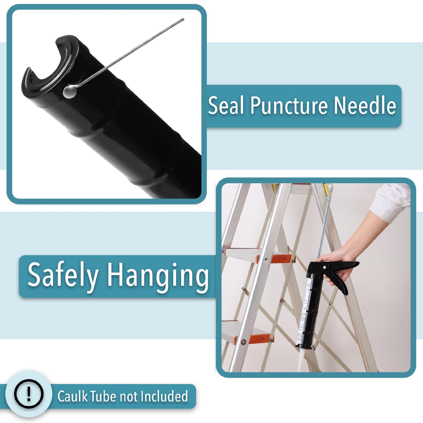 Bates- Caulking Gun, 10:1 Thrust Ratio, Blue, Caulking Tool Gun, Caulk Gun No Drip, Hand Caulking Guns, Silicone Gun, Caulking Gun Tool, No Drip Caulk Gun, Caulk Guns, Caulking Gun Dripless