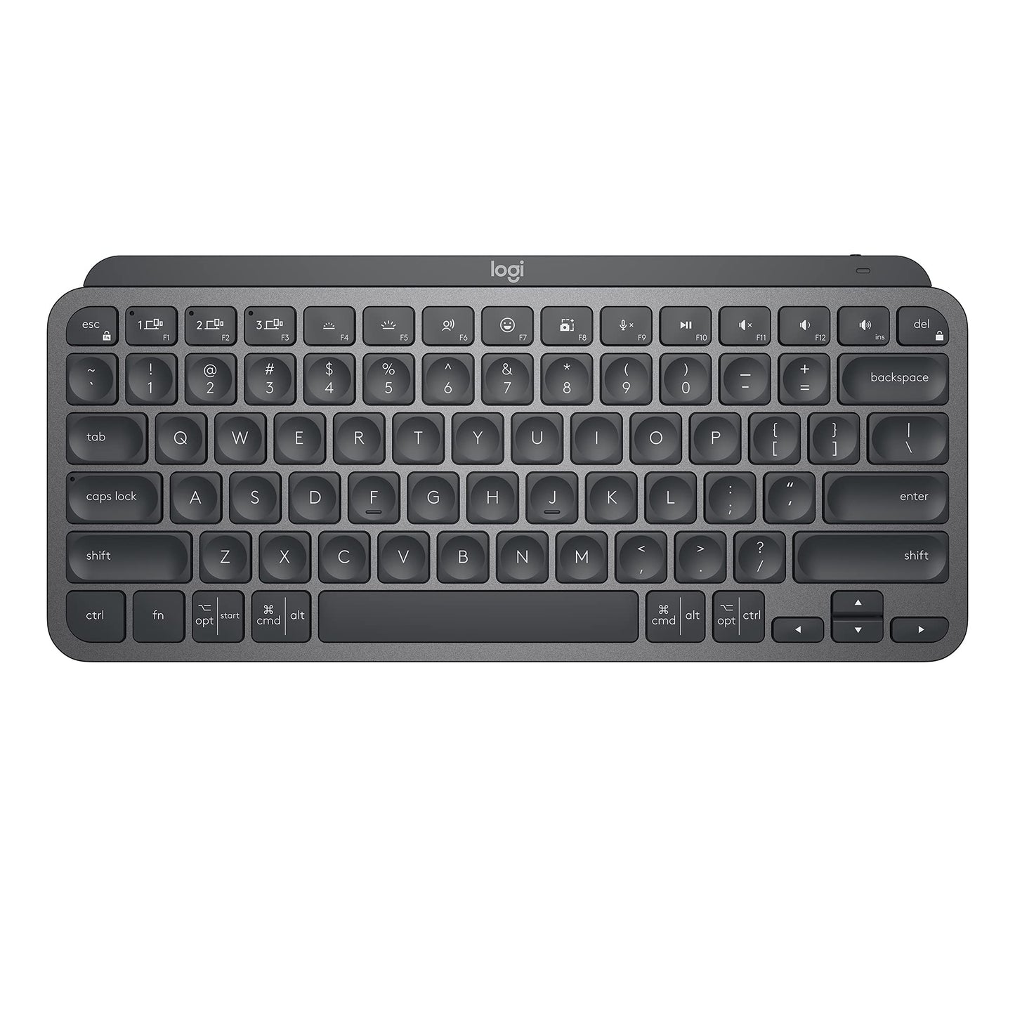 Logitech MX Keys S Wireless Keyboard, Low Profile, Fluid Precise Quiet Typing, Programmable Keys, Backlighting, Bluetooth, USB C Rechargeable, for Windows PC, Linux, Chrome, Mac - Graphite