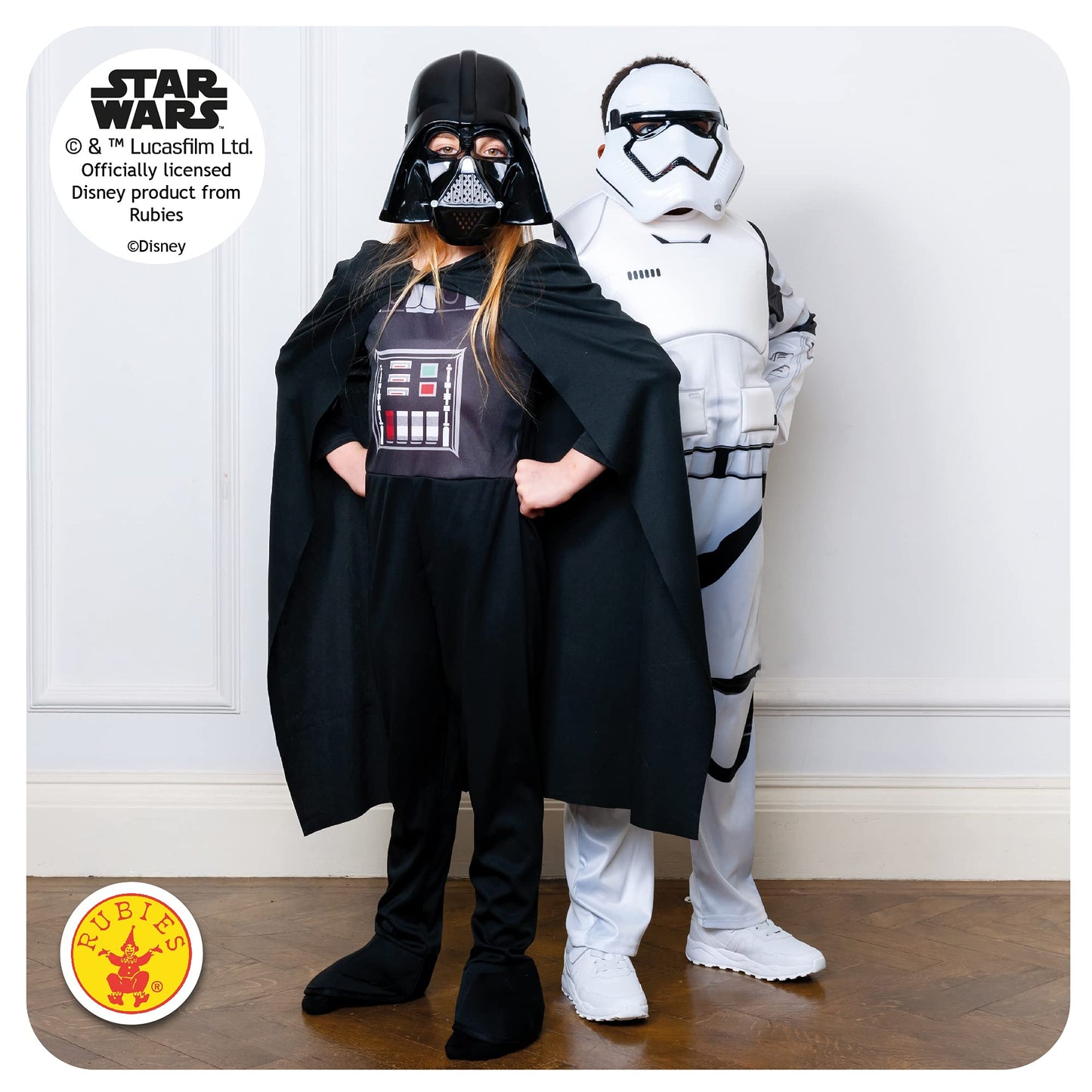 Rubies Official Disney Star Wars Darth Vader Costume, Teen Size Age 11-13 Years Halloween
