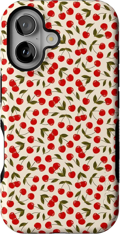Casely iPhone 16 Case | Nantucket Cottage | Blue Hydrangea | Compatible with MagSafe | Bold Protective Design