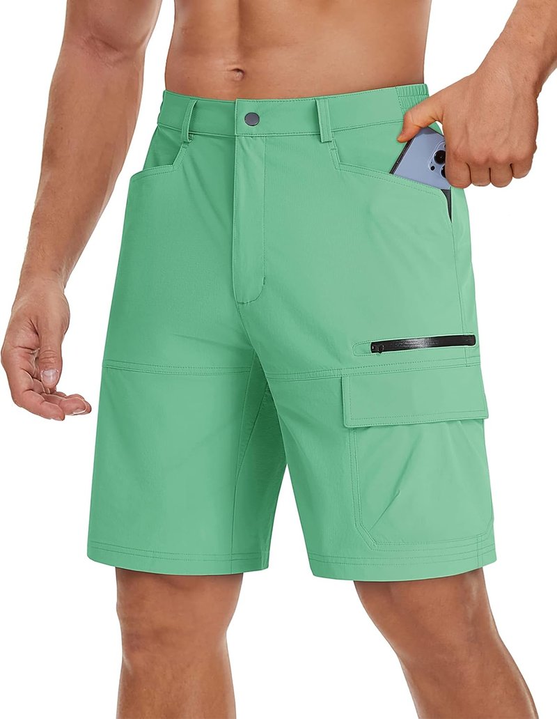 Men's Quick-Dry Cargo Shorts - Water Resistant Outdoor Hiking & Golf Shorts | Casual Summer Wear