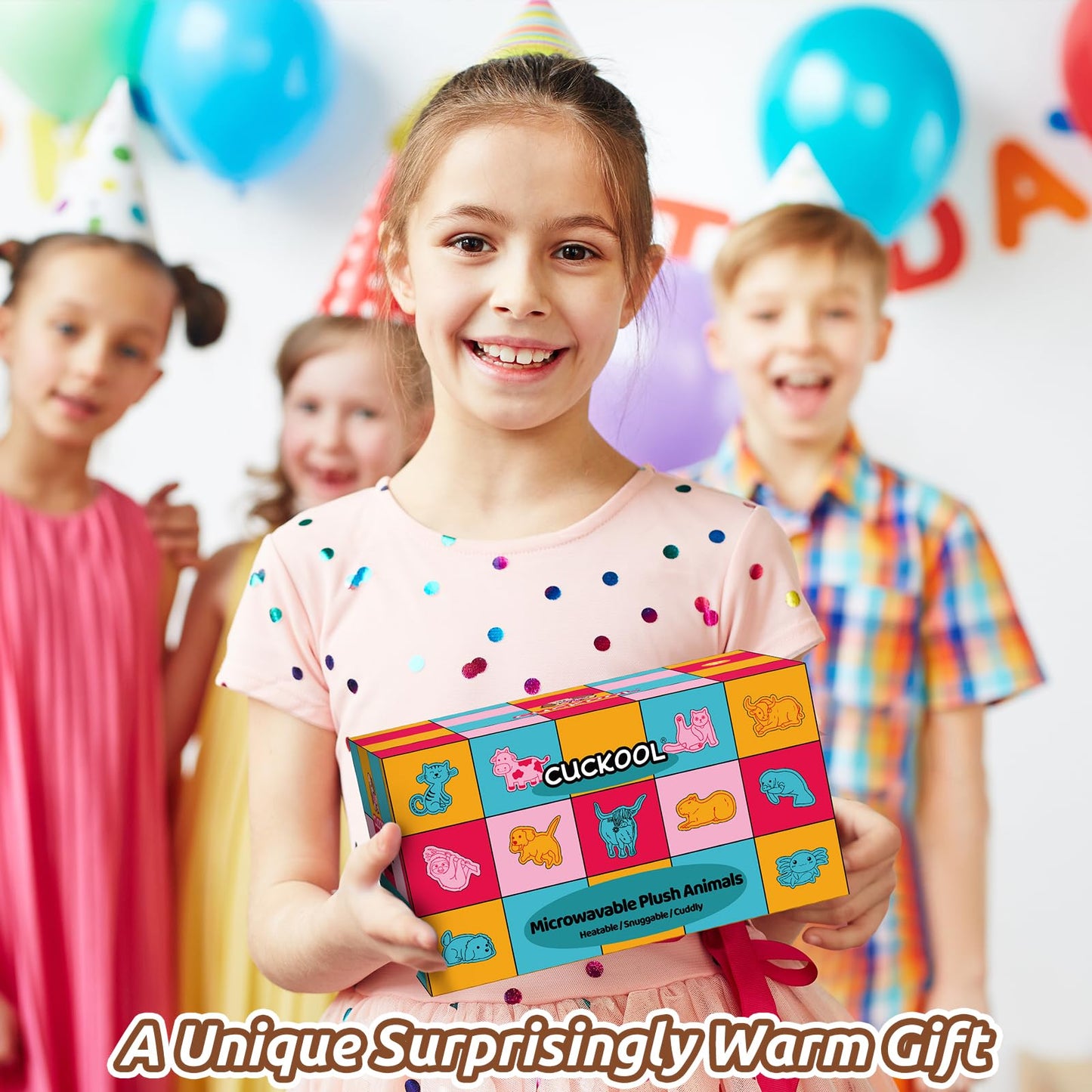 Highland Cow Stuffed Animals, Microwavable Stuffed Animals Heating Pad for Cramps, Pain Stress Relief, Heatable & Coolable Lavender Scented Cow Plush Toy for Anxiety, Women Kid Bedtime Highland Cattle