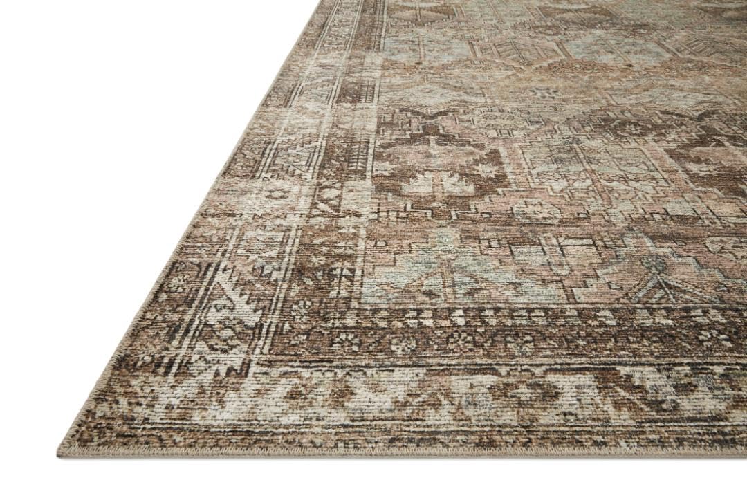 Loloi Amber Lewis Billie Collection, Clay & Sage 10'-0" x 14'-0" Area Rug – Antique & Distressed Accent Rugs for Living Room, Bedroom, Entryway & Hallway, No Shed High Traffic Area Home Decor Rug
