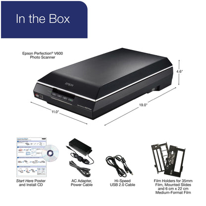 Epson Perfection V600 Color Photo, Image, Film, Negative & Document Scanner