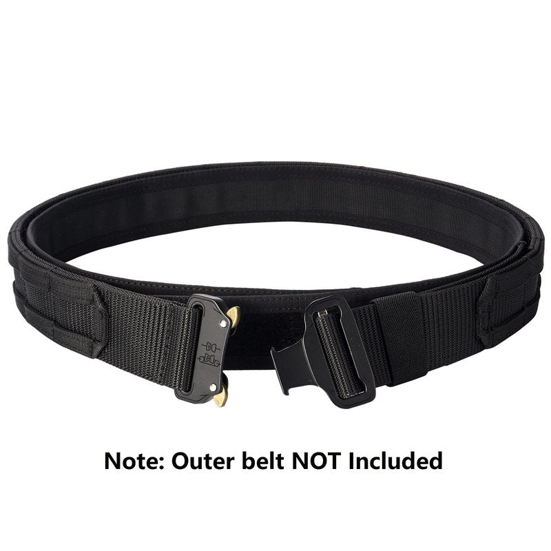 Vianyer 1.5" Inner Belt Loop Liner Belt for Tactical/Duty Outer Belt No Scratch No Metal Buckleless Mechanics Belt M