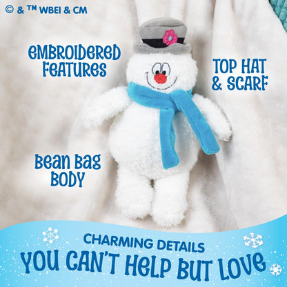 KIDS PREFERRED Frosty The Snowman Cuteeze Stuffed Animal Plush Toy for Baby and Toddler Boys and Girls - 8.5 Inches