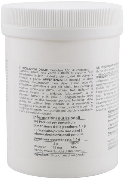 Magnesium glycinate as Magnesium bisglycinate | 0.55 lb – 250 g | Crystal Powder Soluble in Water | Heiltropfen®