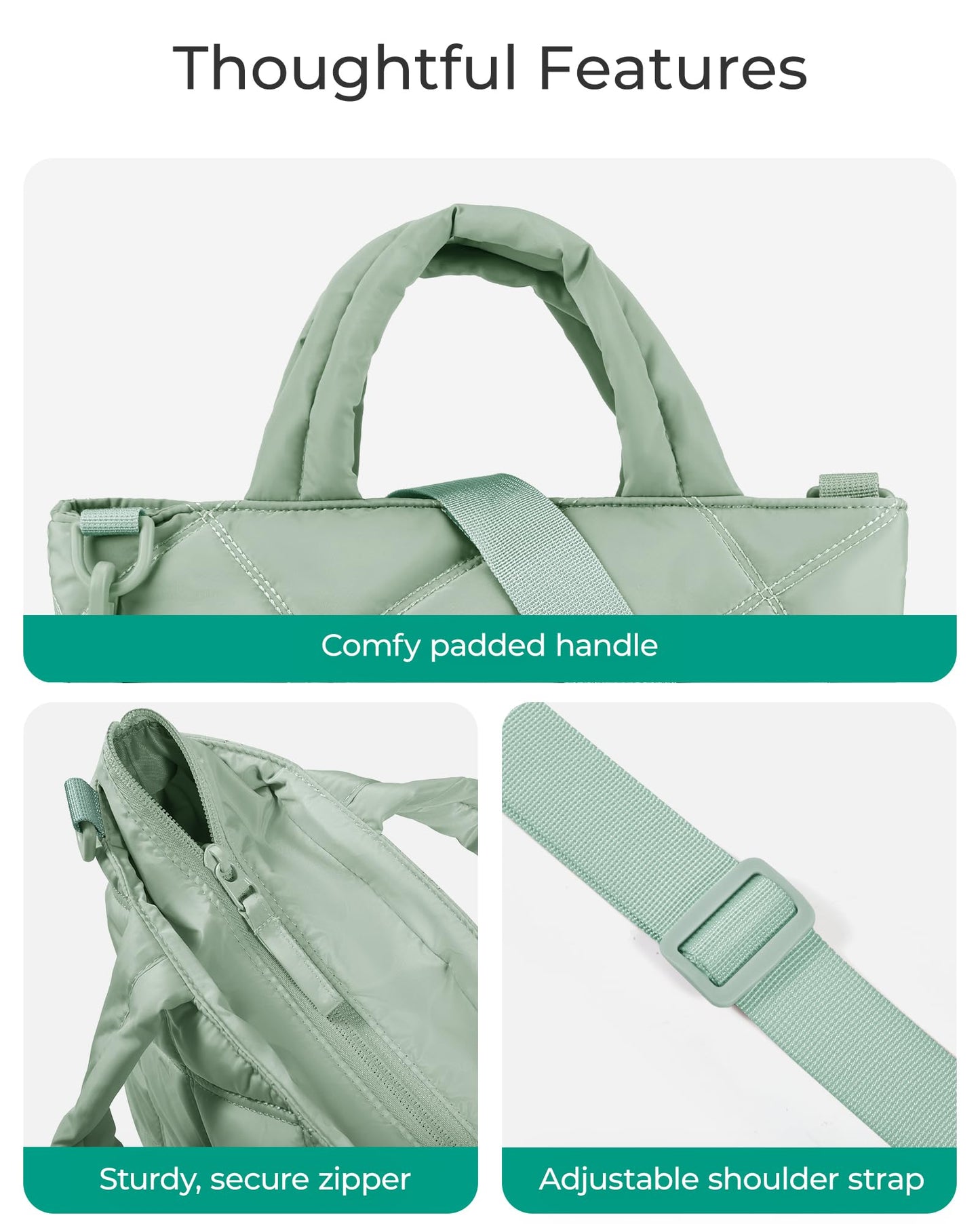 BAGSMART Crossbody Bags for Women, Small Crossbody Bag Cross Body Purse Mini Tote Travel Purse Shoulder Handbags Wallet