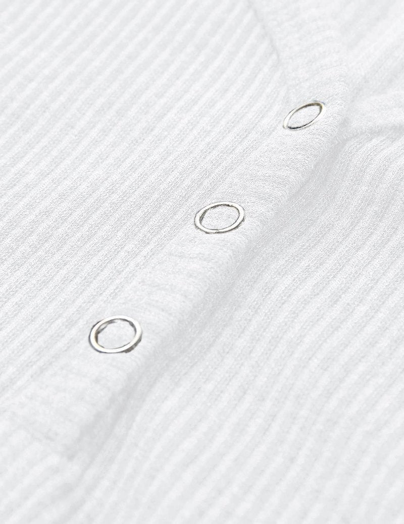 MEROKEETY Women's 2026 Summer Sleeveless Tank Tops V Neck Ribbed Dressy Casual Henley Shirts Button Loose Cami Tees, White, M