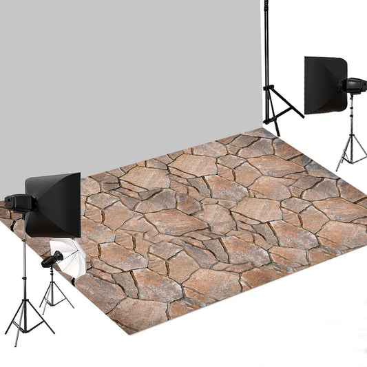 Kate Photography Floor Mats Mat Rubber Floor Mat Brown Brick Flooring Backdrop Newborn Photography Props for Photo Studio 5x4ft