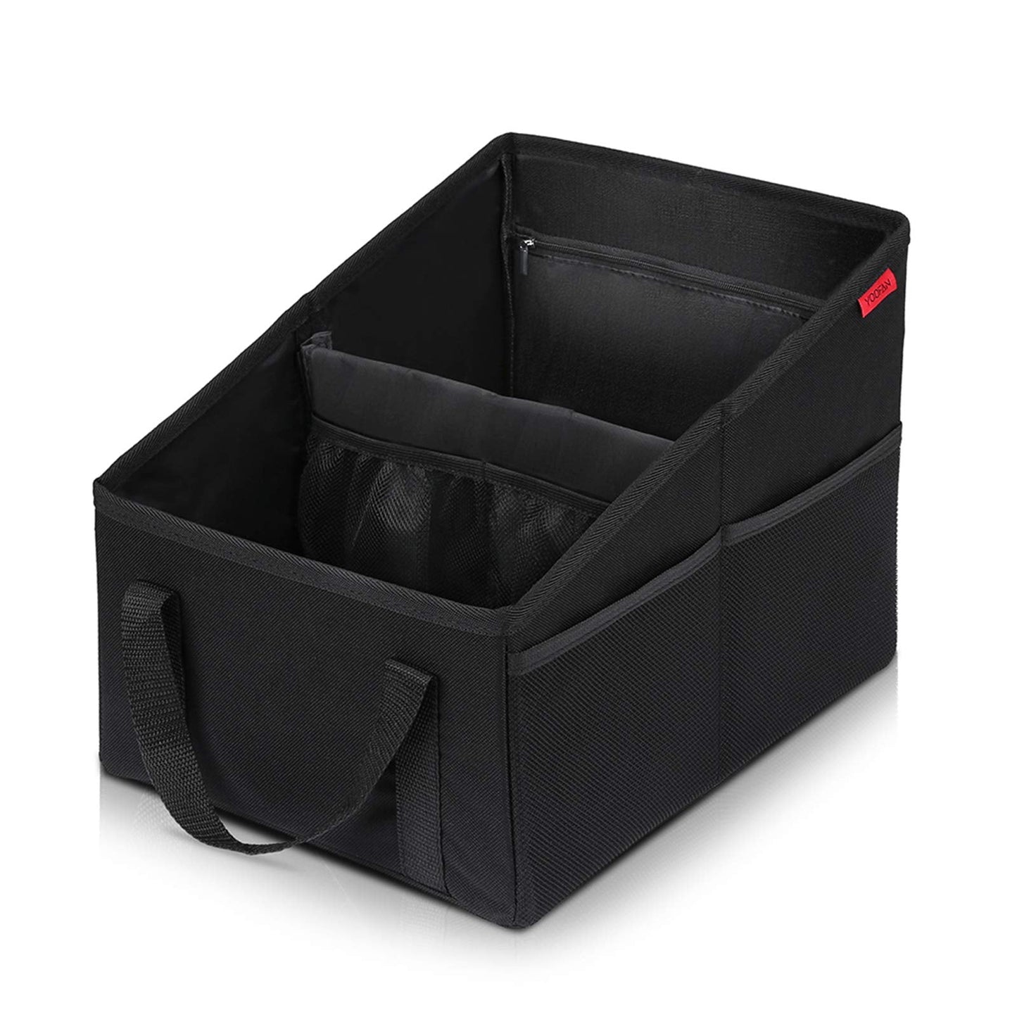 YOOFAN Car Seat Organizer for Front and Rear Seat with Cup Holder, Seat Belt Attachment and Storage Space for Toys, Books, Cookies and Other Utensils