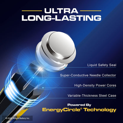 Allmax AA (LR6) Maximum Power Alkaline Double A Batteries (48 Count) – Ultra Long-Lasting, Leakproof Design, 10-Year Shelf Life, Maximum Performance (1.5V)