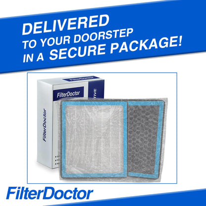 FilterDoctor CF11671 Cabin Air Filter with Activated Carbon Compatible with 2007-2012 Mazda CX-7, 2016-2023 Ram 1500 2500 3500 4500 5500 & 2019-2023 Ram 1500 Classic | HEPA Cabin Air Filter CP671