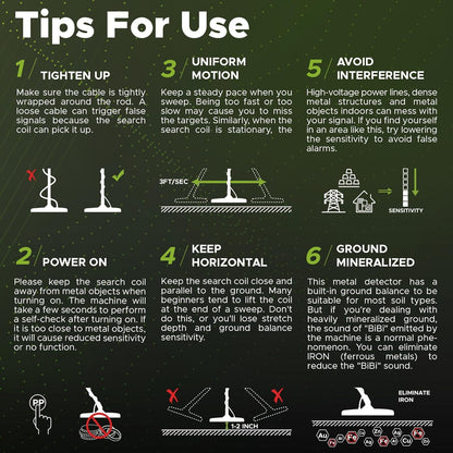 Hazlewolke Metal Detector for Adults, Rechargeable Battery for 20H Typical Use, 5 Professional Mode with Higher Accuracy 10” Waterproof Coil for Gold Detecting