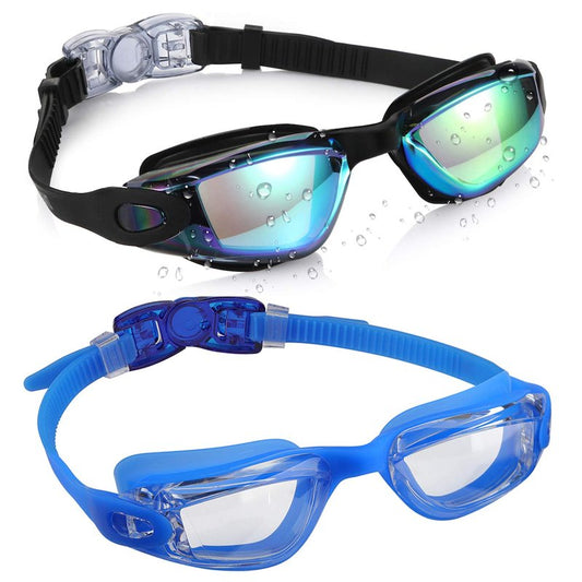 Aegend Swim Goggles for Kids Youth 3-14 Anti-Fog Anti-UV Comfort Fit Goggles for Swimming