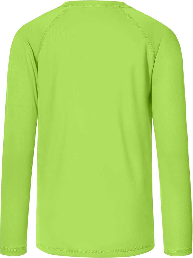 Boys UPF 50+ Swim Shirt | Long Sleeve UV Sun Protection Rash Guard for Youth - 1 or 2 Pack
