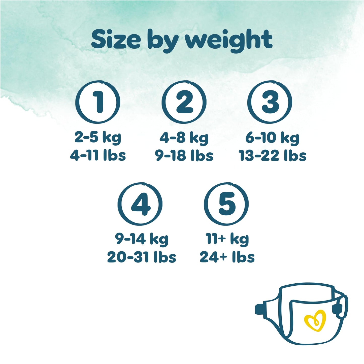 Pampers Harmonie Nappies Size 2, 204 Nappies, 4kg-8kg, Monthly Pack, Gentle Skin Protection with 100 Percent Pampers Protection