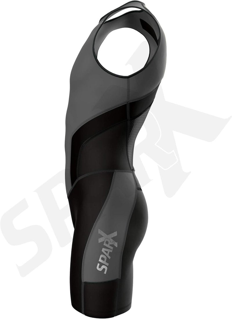 Sparx Men's Triathlon Suit - High-Performance Racing Skin Suit for Cycling, Swimming & Running | Lightweight & Comfortable