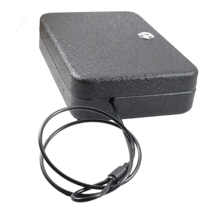 FSDC (Firearm Safety Devices) - FSDC-MLC5200 Keyed Steel Lockable Gun Case & Security Box – Heavy-Duty Powder Coated Steel – TSA Approved – Compact for Easy Storage