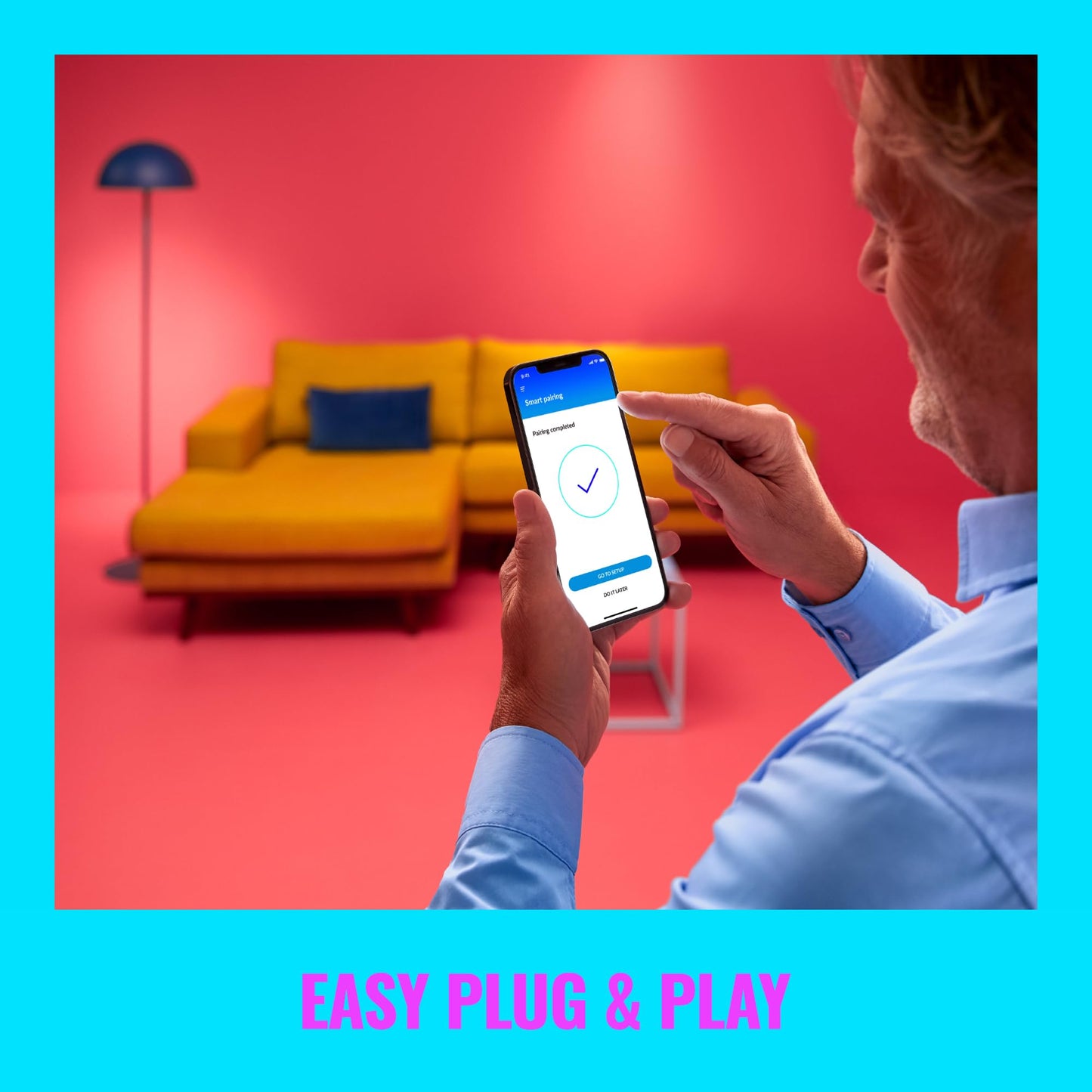 WiZ Smart Colour Bulb, E14, 4.9W, Smart Dimming, Dynamic Scenes, Connected WiFi Works with Alexa, Google Assistant & HomeKit, App Control for Home Indoor Lighting, Bedroom, Energy Monitoring