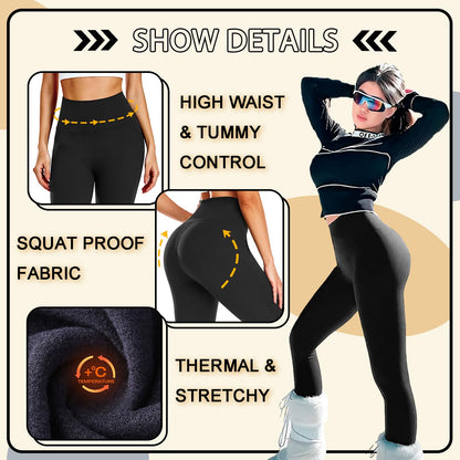 FULLSOFT 3 Pack High Waisted Leggings for Women Soft Tummy Control Yoga Pants for Workout Athletic Running Reg & Plus Size