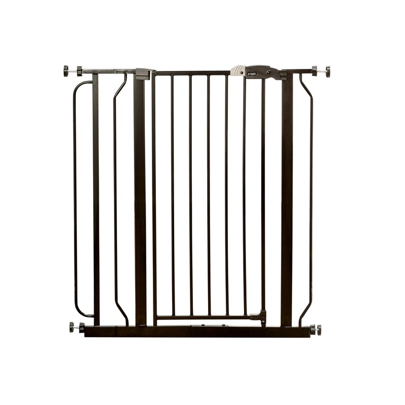 Regalo Safety 36" Extra Tall Baby Gate for Doorways & Bottom of Stairs, Pressure Mounted Walk Through Gate for Babies, Toddlers & Pets, Tested & Safe for 30 Years, American Designed, American Owned
