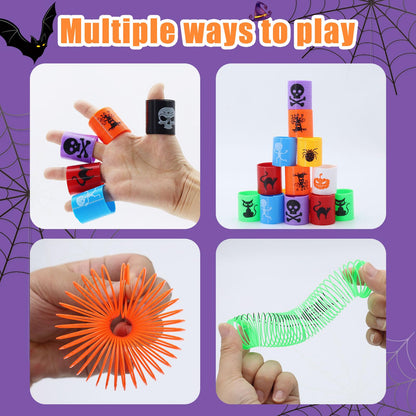 Cocurb 32 Pcs Halloween Mini Spring Party Favors for Kids 4 to 8 Fun Goodie Bag Stuffers for All Hallow's Day, Classroom Prizes, and Small Toys Presents,Stress Relief Bulk Fidget Toys