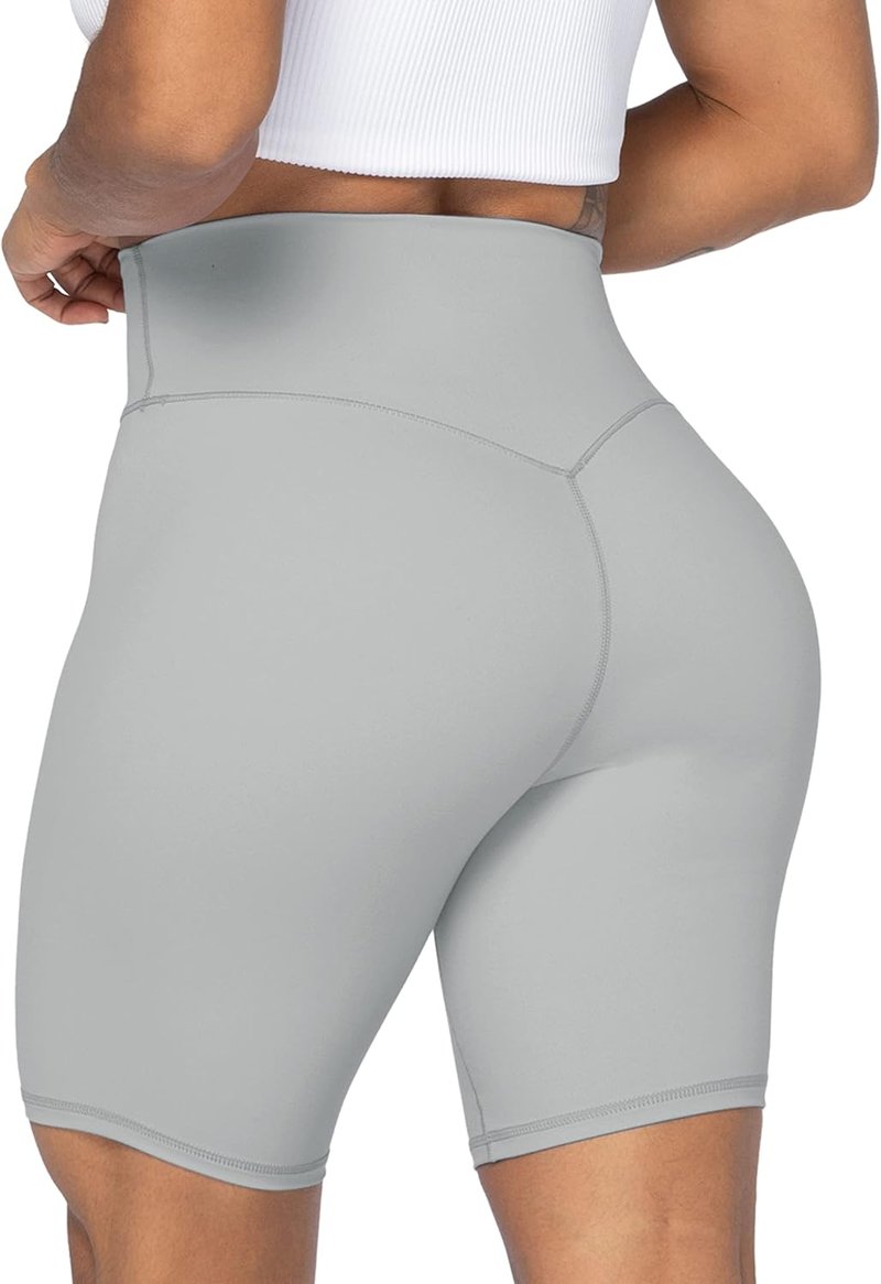 High Waist Biker Shorts for Women - No Front Seam, Squat Proof Yoga Gym Shorts | Comfortable & Stylish