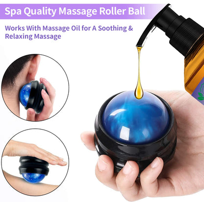 Valentines Day Gifts for Him & Her-3 Pack Massage Oil for Massage Therapy,Sore Muscle Arnica Oil & Relaxing Lavender Oil & Ginger Oil Lymphatic Drainage & Massage Ball,Valentines Gifts for Men Women