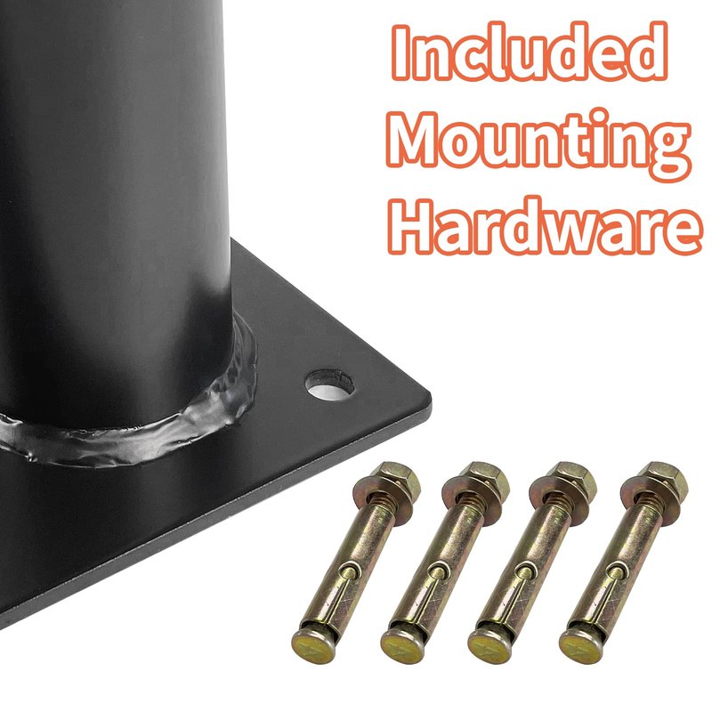Barbell Holder Floor Stand Barbell Storage Rack Fit for 1" and 2" Olympic Bars, Hex Bars Trap Bars Curl Bars Triceps Bars,Holds 5 Bars