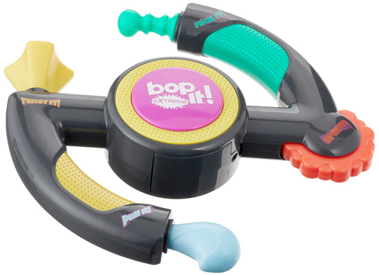 Hasbro Gaming Bop It Extreme Electronic Game for 1 or More Players, Fun Party Interactive Game for Kids Ages 8+, 4 Modes Including One-On-One Mode (Amazon Exclusive)