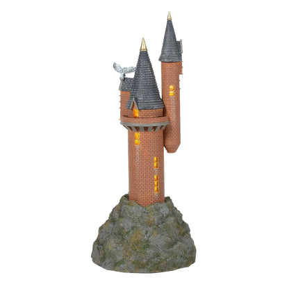 Department 56, Glass Stone Harry Potter Village the Owlery Lit Building, 10.63 Inch, Multicolor
