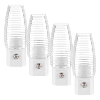 Maxxima MLN-16 LED Plug in Night Light - Features Auto Dusk to Dawn Sensor, 5000K Daylight, 5 Lumens, Ideal for Bedrooms, Bathrooms, and Hallways - 6 Pack