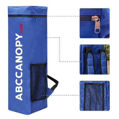 ABCCANOPY Stable Pop Up Beach Tent with Backpack Bag, 8 x 8 ft Base / 6 x 6 ft Top, Royal Blue