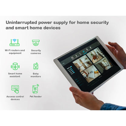 APC UPS Battery Backup & Surge Protector, 500VA UPS with 4 Backup Battery Outlets, Type C USB Charging, BE500G3 Back-UPS