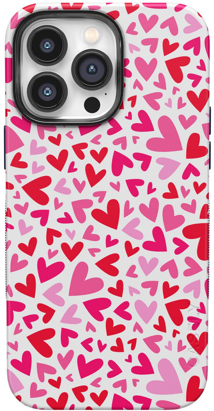 Casely iPhone 14 Pro Case | Opposites Attract | Day & Night Mountains | Compatible with MagSafe | Bold Protective Design