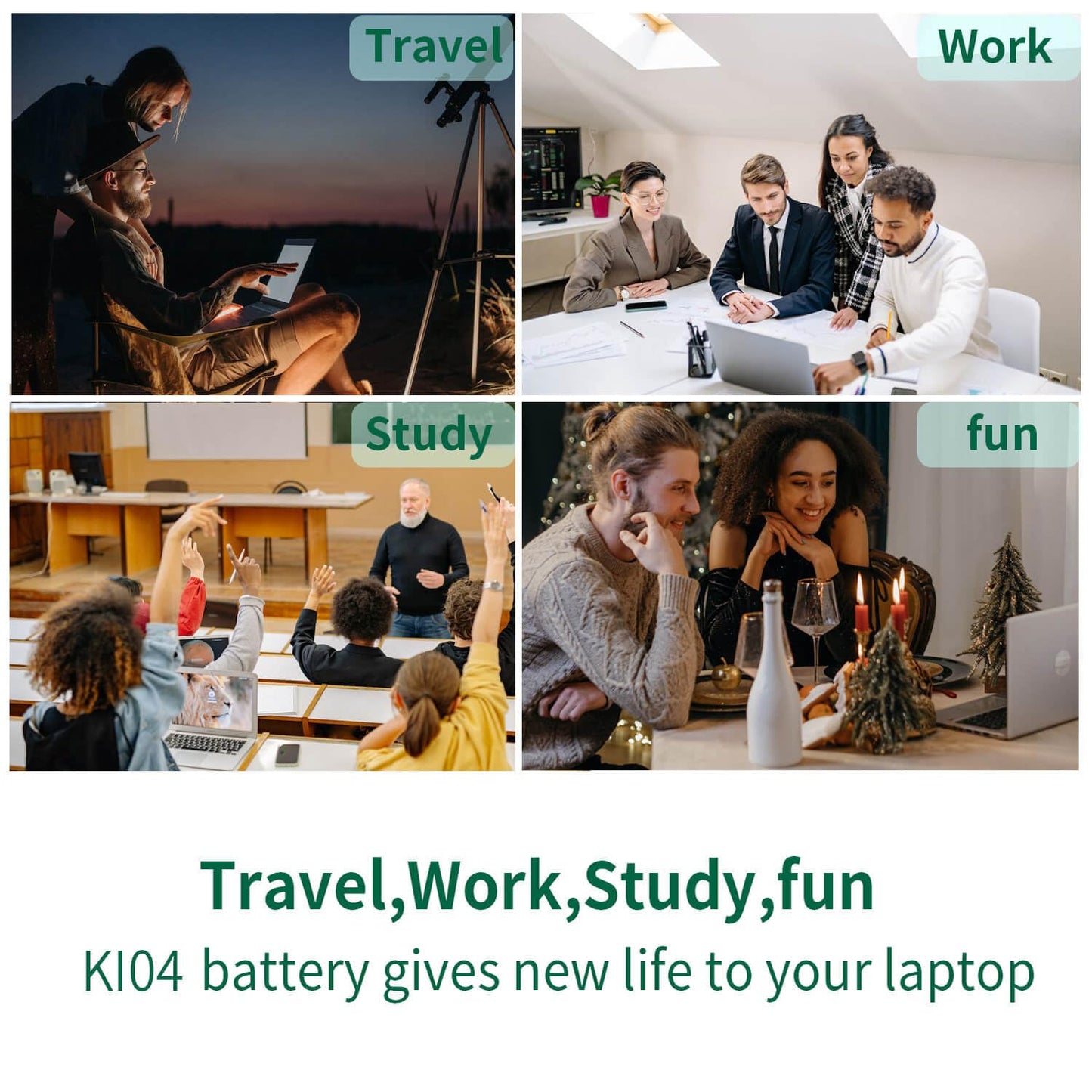 800049-001 KI04 Notebook Battery for HP Pavilion 15-ab 15-an 17-g 15t-ab100 17t-g100 17t-s100 cto Series 15-ab143cl 15-ab223cl 15-ab153nr 15-an044nr 14-ab166us 17-ab220nr 17-g133cl 800009-421 TPN-Q158