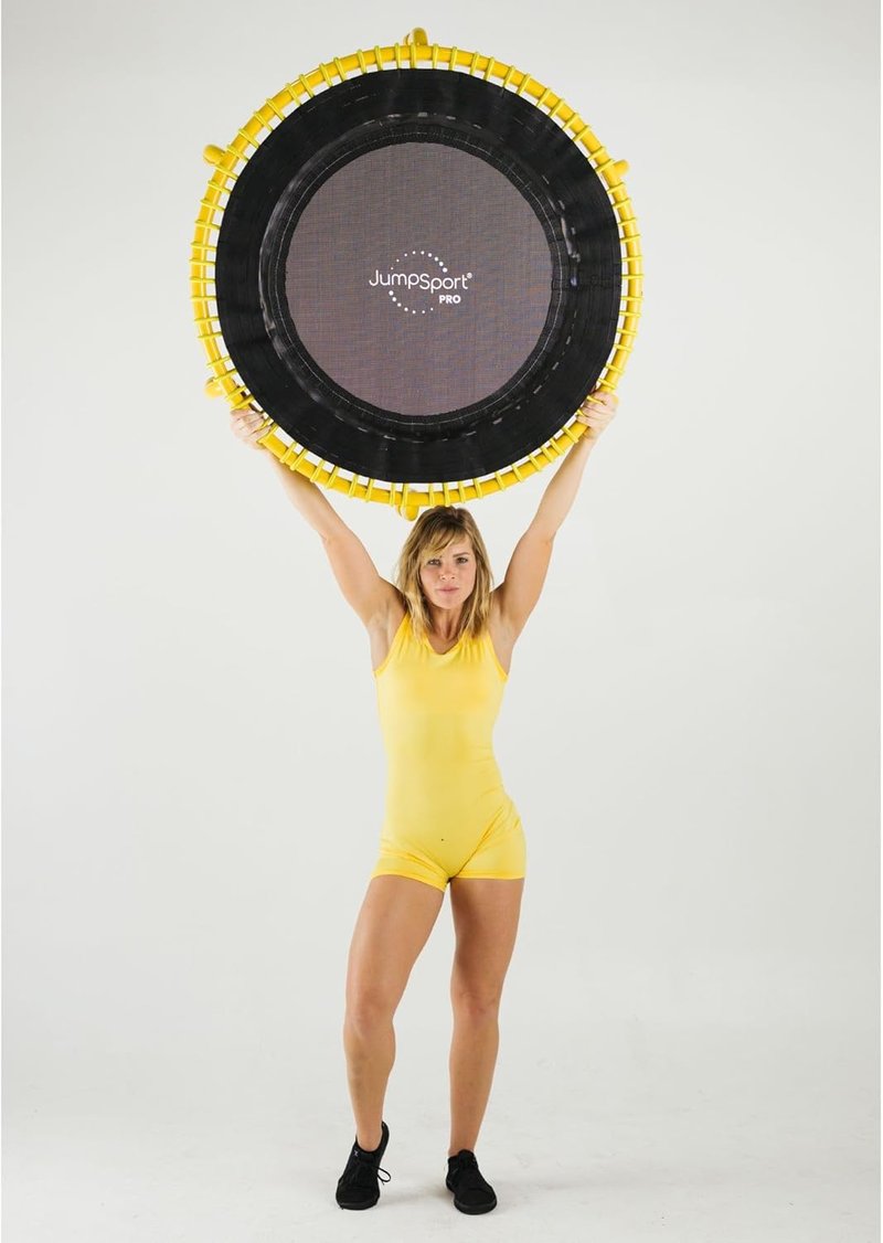 JumpSport 39-Inch Fitness Trampoline - Indoor Rebounder for Cardio Workouts | 300 lb Capacity